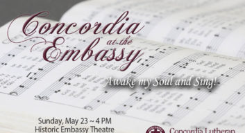 Concordia at the Embassy: Awake My Soul and Sing!